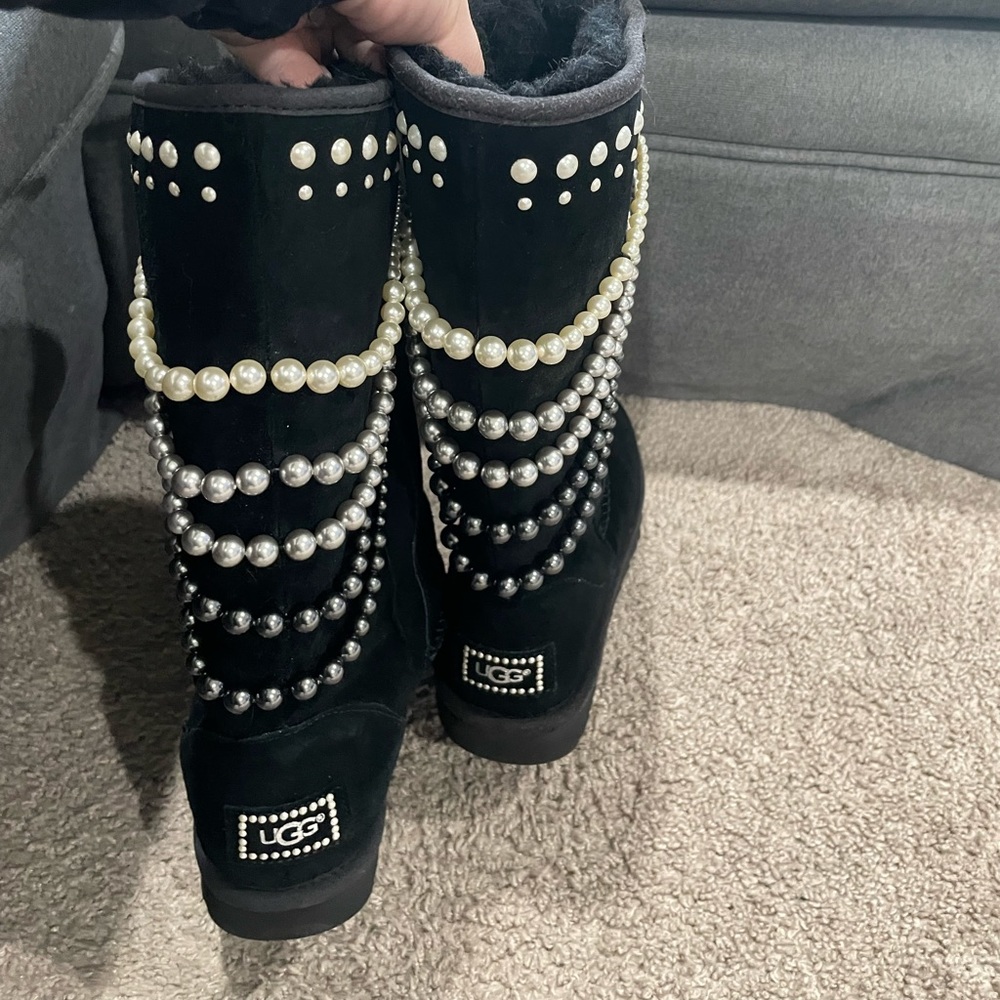 Brand new Ugg boots with pearls